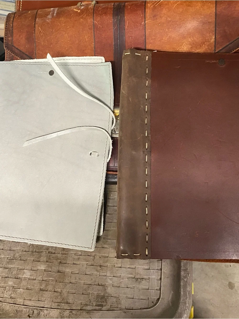 Brown Leather Briefcase - Classic Professional Carry